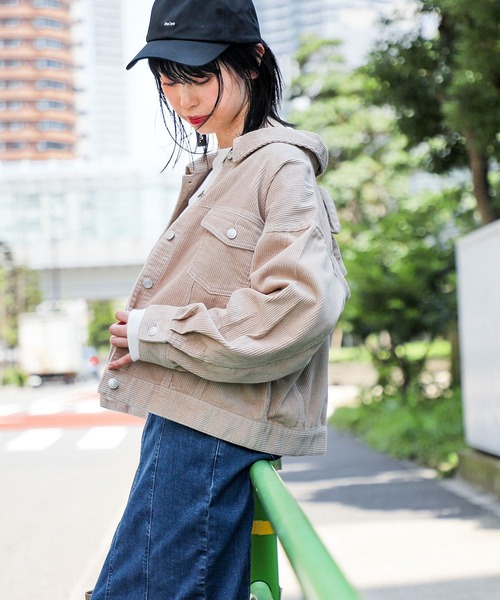 Honeys（ハニーズ）の「レースアップジャケット（その他アウター・レディース・ベージュ/アイボリー/モカ/ピンク系その他・S/M/L）」の7枚目の写真