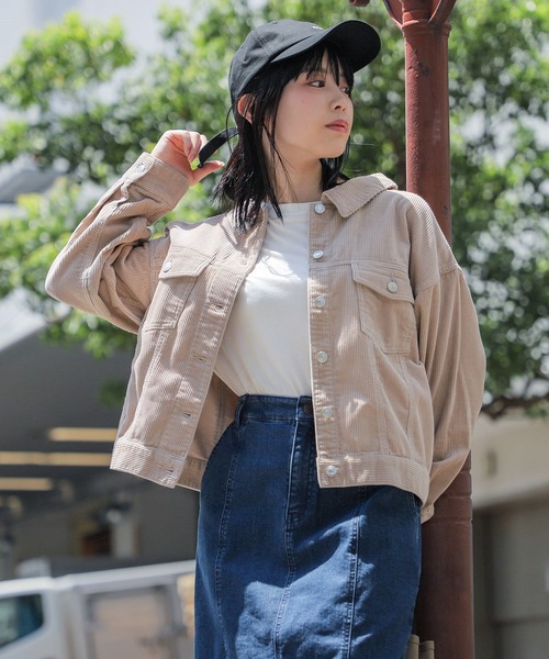 Honeys（ハニーズ）の「レースアップジャケット（その他アウター・レディース・ベージュ/アイボリー/モカ/ピンク系その他・S/M/L）」の22枚目の写真