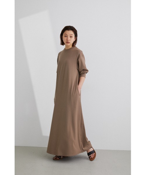 STYLEMIXER(スタイルミキサー)の「タックスリーブワンピース(ワンピース・レディース・ブラック/グリーン/ライトブラウン/ライトベージュ・SMALL/MEDIUM)」の19枚目の写真