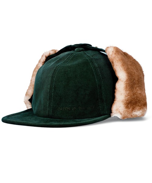 Basiquenti（ベーシックエンティ）の「【Basiquenti】Corduroy Flap Cap BCN-K01558（キャップ・メンズ・ブラック/ベージュ/グリーン/マスタード・FREE）」の3枚目の写真