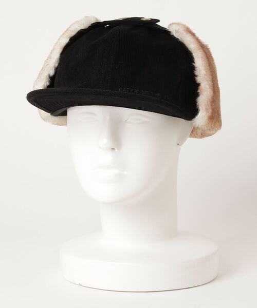 Basiquenti（ベーシックエンティ）の「【Basiquenti】Corduroy Flap Cap BCN-K01558（キャップ・メンズ・ブラック/ベージュ/グリーン/マスタード・FREE）」の7枚目の写真