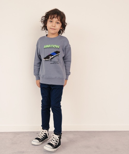 GLOBAL WORK（グローバルワーク）の「【キッズ】スゴラクカットデニムスキニー/958013（その他パンツ・キッズ・ブルー/ブラック/ネイビー/ライトブルー・110cm/160cm/140cm/150cm/100cm/130cm/120cm）」の8枚目の写真