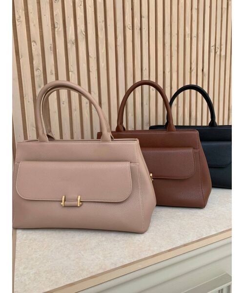 RESEXXY（リゼクシー）の「ベーシックハンドバッグ（ハンドバッグ・レディース・ブラック/ブラウン/ベージュ・FREE）」の6枚目の写真