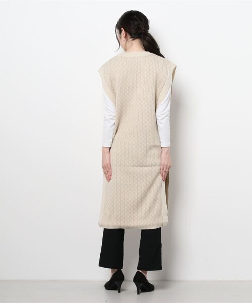 y/m by RIKA（イムバイリカ）の「バルキージャガードロングベスト（ベスト・レディース・ベージュ/オリーブ/アイボリー・FREE）」の22枚目の写真