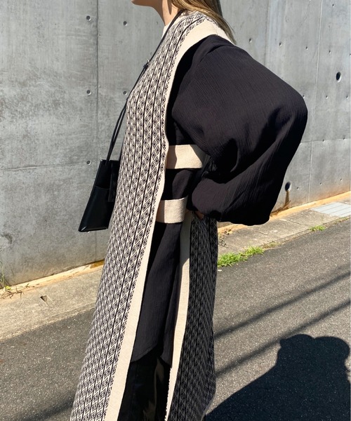 y/m by RIKA（イムバイリカ）の「バルキージャガードロングベスト（ベスト・レディース・ベージュ/オリーブ/アイボリー・FREE）」の18枚目の写真