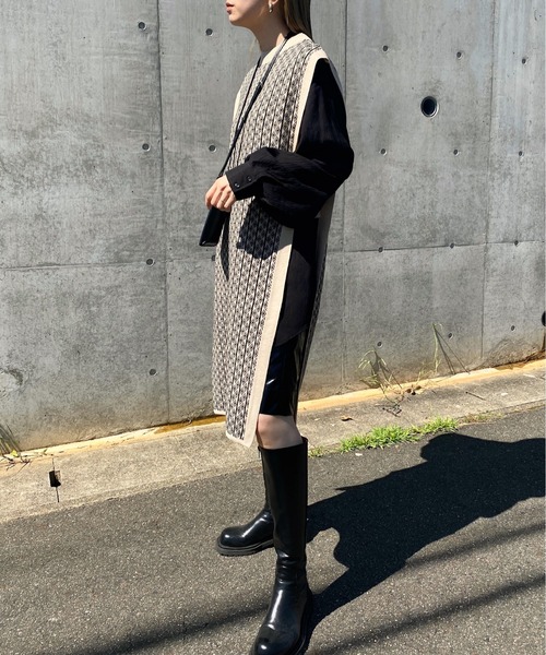 y/m by RIKA（イムバイリカ）の「バルキージャガードロングベスト（ベスト・レディース・ベージュ/オリーブ/アイボリー・FREE）」の15枚目の写真