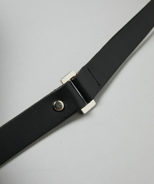 CITY TOKYO（シティトウキョウ）の「本革ダブルスクエアボディーポーチ（ショルダーバッグ・レディース・ホワイト/ブラック・FREE）」の12枚目の写真