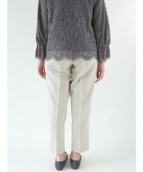 Te chichi（テチチ）の「ダブルクロスタックテーパードパンツ（その他パンツ・レディース・ブラック/グリーン/ベージュ・SMALL/MEDIUM）」の10枚目の写真