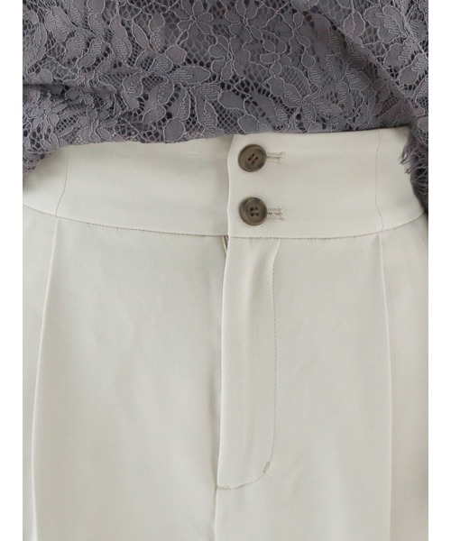 Te chichi（テチチ）の「ダブルクロスタックテーパードパンツ（その他パンツ・レディース・ブラック/グリーン/ベージュ・SMALL/MEDIUM）」の12枚目の写真