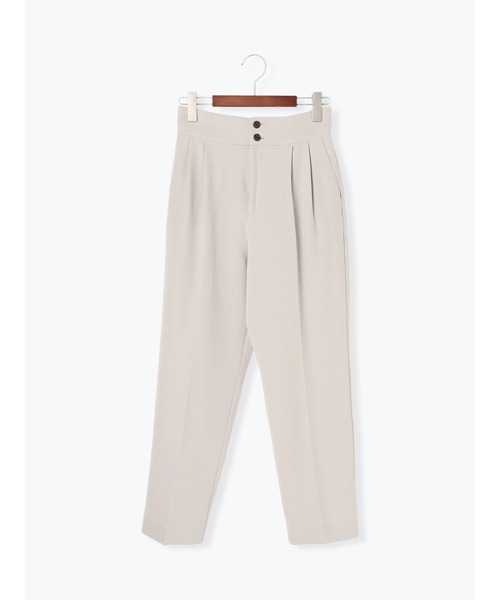 Te chichi（テチチ）の「ダブルクロスタックテーパードパンツ（その他パンツ・レディース・ブラック/グリーン/ベージュ・SMALL/MEDIUM）」の15枚目の写真