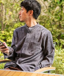 ITEMS URBANRESEARCH | コーデュロイ スタンドカラーシャツ(シャツ/ブラウス)