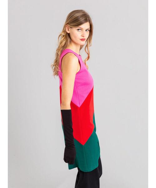 agnes b.（アニエスベー）の「J617 ROBE グラフィカルカラーミニドレス（ワンピース・レディース・グリーン・3/2/1）」の11枚目の写真