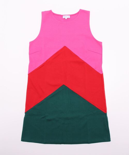 agnes b.（アニエスベー）の「J617 ROBE グラフィカルカラーミニドレス（ワンピース・レディース・グリーン・3/2/1）」の13枚目の写真