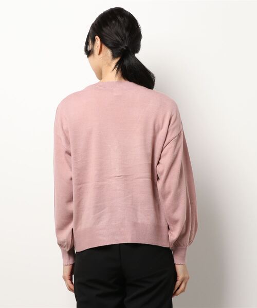 Secret Honey（シークレットハニー）の「うさぎ刺繍Vネックカーディガン（カーディガン/ボレロ・レディース・ワインレッド/ピンク/ブラック/ラベンダー/オフホワイト・FREE）」の14枚目の写真