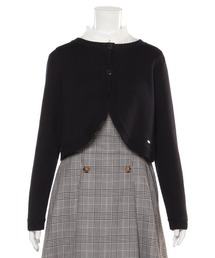 pom ponette junior（ポンポネットジュニア）の「ニットジャケット（ノーカラージャケット・キッズ）」