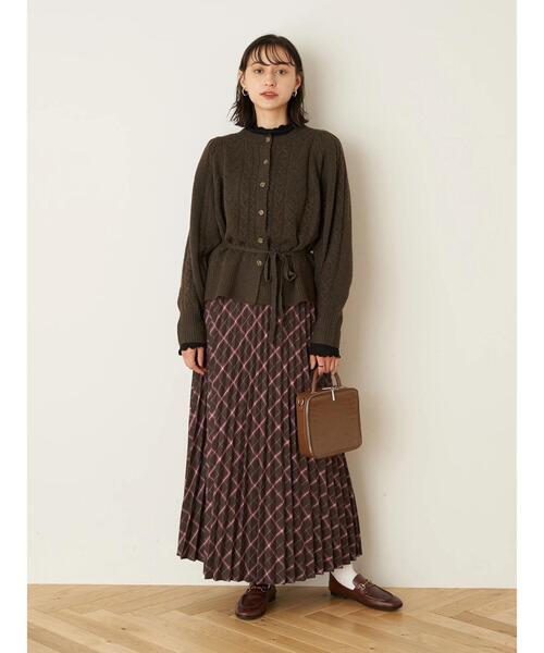 earth music&ecology（アースミュージックアンドエコロジー）の「チェックプリーツスカート ＊（スカート・レディース・ブラウン系その他4/その他12/ブルー系その他5/ブラック系その他3・FREE）」の21枚目の写真