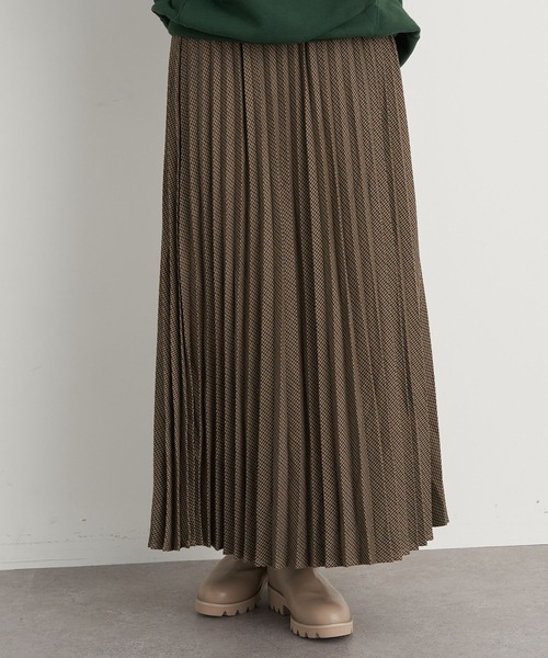 earth music&ecology（アースミュージックアンドエコロジー）の「チェックプリーツスカート ＊（スカート・レディース・ブラウン系その他4/その他12/ブルー系その他5/ブラック系その他3・FREE）」の4枚目の写真