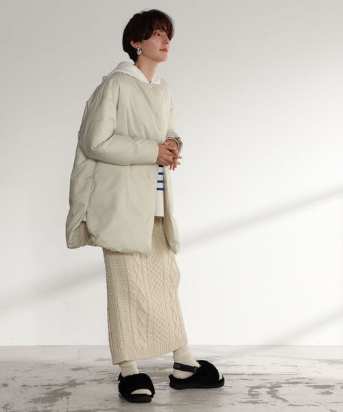 NOLLEY'S（ノーリーズ）の「ポケッタブルノーカラーライトダウン