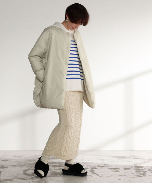 NOLLEY'S（ノーリーズ）の「ポケッタブルノーカラーライトダウン