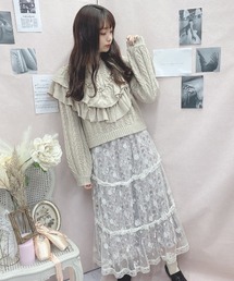 HB big cable pearl knit