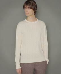 MACKINTOSH LONDON | 14ゲージケーブルクルーネックニット(ニット/セーター)
