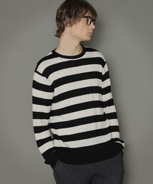 MACKINTOSH LONDON | 14ゲージケーブルクルーネックニット(ニット/セーター)