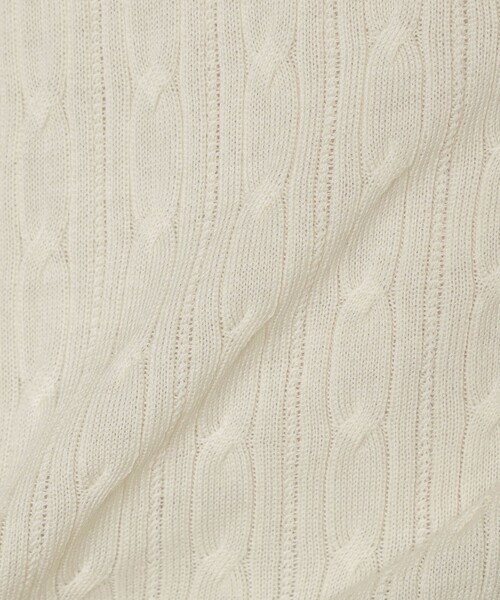 MACKINTOSH LONDON（マッキントッシュ ロンドン）の「14ゲージケーブルクルーネックニット（ニット/セーター・メンズ・オフホワイト/ブラック/ネイビー/ダークブラウン・M/L）」の15枚目の写真