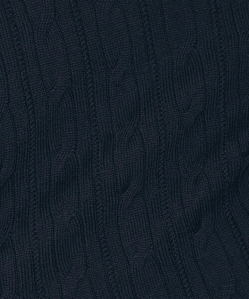 MACKINTOSH LONDON（マッキントッシュ ロンドン）の「14ゲージケーブルクルーネックニット（ニット/セーター・メンズ・オフホワイト/ブラック/ネイビー/ダークブラウン・M/L）」の17枚目の写真
