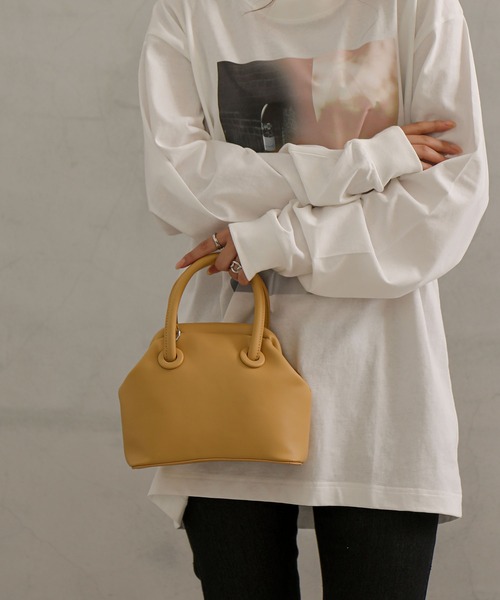 ALTROSE（アルトローズ）の「2WAYミニボストン　[シグマ]（ボストンバッグ・レディース・グリーン/ブラック/マスタード/ベージュ・FREE）」の4枚目の写真