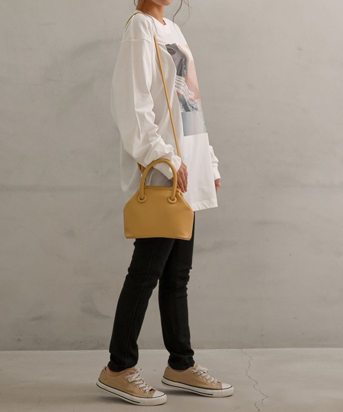 ALTROSE（アルトローズ）の「2WAYミニボストン　[シグマ]（ボストンバッグ・レディース・グリーン/ブラック/マスタード/ベージュ・FREE）」の19枚目の写真