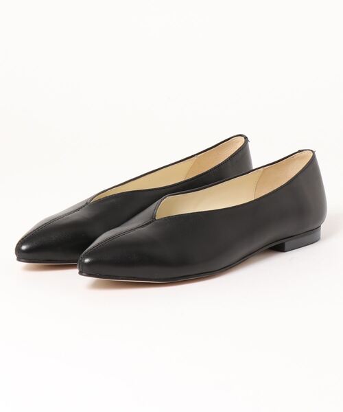 REMME(レメ)の「【REMME】SOFIA フラットパンプス(パンプス・レディース・ブラック/モカ・37/36)」の2枚目の写真