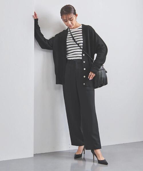 UNITED ARROWS（ユナイテッドアローズ）の「＜UNITED ARROWS＞TA ベイカーパンツ W（その他パンツ・レディース・ブラック/オフホワイト・40/38/36/34）」の12枚目の写真