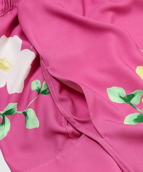 BELPER（ベルパー）の「FLOWER SHIRT JACKET（シャツ/ブラウス・レディース・ピンク/イエロー・FREE）」の5枚目の写真