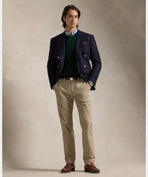 ストレート フィット ウォッシュド ストレッチ チノ パンツ