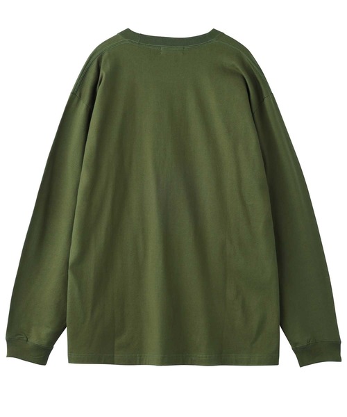 SILAS(サイラス)の「COLLEGE LOGO LS TEE サイラスカレッジロゴロンT(Tシャツ/カットソー・メンズ・ネイビー/ホワイト/ブラック/オリーブ・MEDIUM/X-LARGE/LARGE)」の8枚目の写真