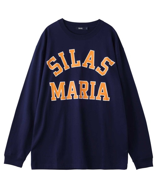 SILAS(サイラス)の「COLLEGE LOGO LS TEE サイラスカレッジロゴロンT(Tシャツ/カットソー・メンズ・ネイビー/ホワイト/ブラック/オリーブ・MEDIUM/X-LARGE/LARGE)」の20枚目の写真