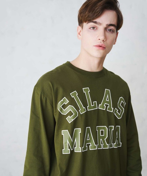 SILAS(サイラス)の「COLLEGE LOGO LS TEE サイラスカレッジロゴロンT(Tシャツ/カットソー・メンズ・ネイビー/ホワイト/ブラック/オリーブ・MEDIUM/X-LARGE/LARGE)」の22枚目の写真