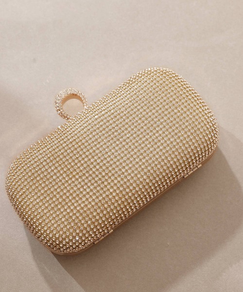 PourVous（プールヴー）の「ビジューパーティーバッグ 結婚式 同窓会 オケージョン お呼ばれ（クラッチバッグ・レディース・シルバー/ゴールド・FREE）」の16枚目の写真