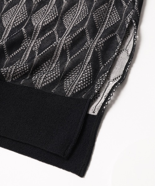 mintdesigns(ミントデザインズ)の「LACE KNIT / レースニット(ニット/セーター・レディース・ホワイト/ネイビー/サックスブルー・2)」の13枚目の写真