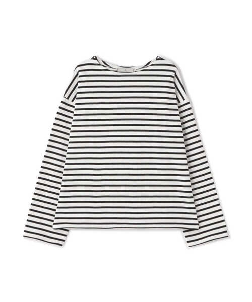 N.(N. Natural Beauty Basic)(エヌエヌナチュラルビューティーベーシック)の「◆バスクボーダーカットソー(Tシャツ/カットソー・レディース・ブラック系その他/イエロー系その他/ピンク系その他・MEDIUM)」の21枚目の写真