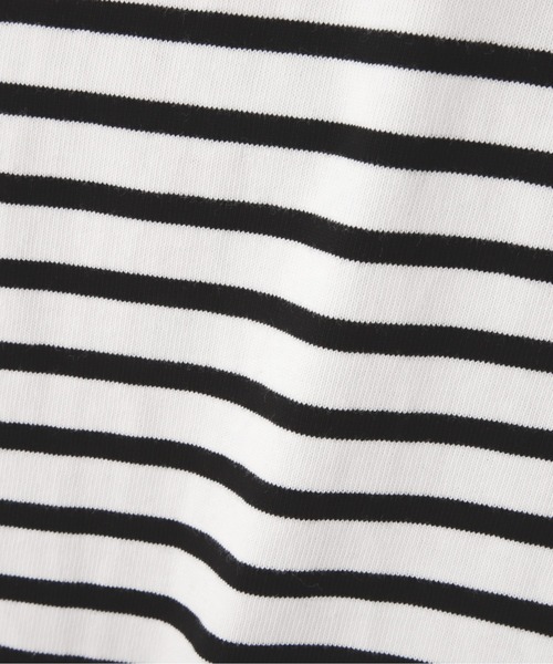 N.(N. Natural Beauty Basic)(エヌエヌナチュラルビューティーベーシック)の「◆バスクボーダーカットソー(Tシャツ/カットソー・レディース・ブラック系その他/イエロー系その他/ピンク系その他・MEDIUM)」の16枚目の写真