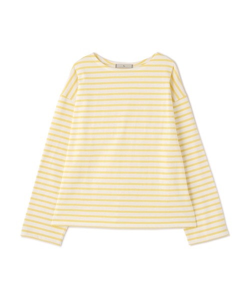 N.(N. Natural Beauty Basic)(エヌエヌナチュラルビューティーベーシック)の「◆バスクボーダーカットソー(Tシャツ/カットソー・レディース・ブラック系その他/イエロー系その他/ピンク系その他・MEDIUM)」の17枚目の写真