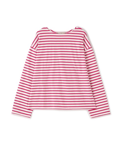 N.(N. Natural Beauty Basic)(エヌエヌナチュラルビューティーベーシック)の「◆バスクボーダーカットソー(Tシャツ/カットソー・レディース・ブラック系その他/イエロー系その他/ピンク系その他・MEDIUM)」の19枚目の写真