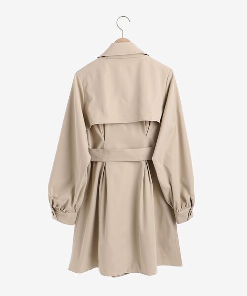 MAJESTIC LEGON(マジェスティックレゴン)の「スタイルアップステンカラーコート(ステンカラーコート・レディース・ブラック/ベージュ/アイボリー/ピンク・SMALL/MEDIUM)」の21枚目の写真