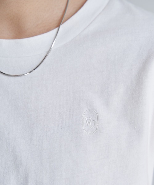 VANNIE U（ヴァニーユー）の「オーバルロゴTシャツ（Tシャツ/カットソー・レディース・ホワイト/ブラック/ライトピンク/ピンク/ネイビー/イエロー・FREE）」の10枚目の写真