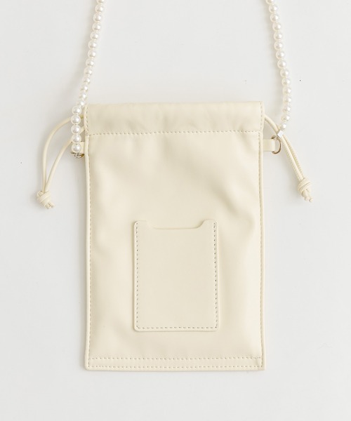 OLIVE des OLIVE（オリーブデオリーブ）の「スマホショルダー付きトート（トートバッグ・レディース・ベージュ/オフホワイト/ピンク・FREE）」の13枚目の写真