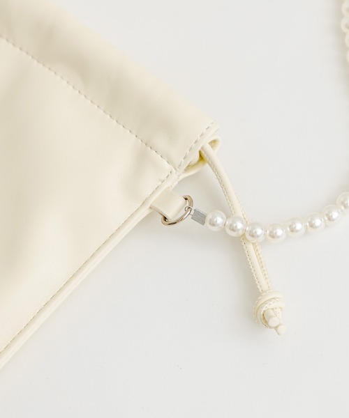 OLIVE des OLIVE（オリーブデオリーブ）の「スマホショルダー付きトート（トートバッグ・レディース・ベージュ/オフホワイト/ピンク・FREE）」の15枚目の写真