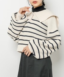 OLIVE des OLIVE | セーラーカラーニット(ニット/セーター)