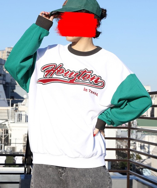 8(eight)(エイト)の「カレッジ刺繍スウェット(スウェット・メンズ・アッシュグレー/ブラック/ブルー/ライトグリーン/その他1/その他2・LARGE/MEDIUM)」の6枚目の写真