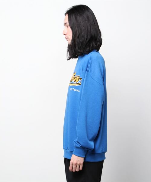 8(eight)(エイト)の「カレッジ刺繍スウェット(スウェット・メンズ・アッシュグレー/ブラック/ブルー/ライトグリーン/その他1/その他2・LARGE/MEDIUM)」の7枚目の写真
